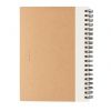 Cuaderno de espiral kraft con bolgrafo promocional