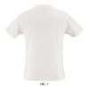 Camiseta BLANCA de manga corta de nio con cuello redondo personalizable