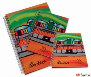 Agenda bolsillo 7.5 x 13.5 wire-o color