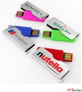 Memoria usb publicitaria disponible en 4 colores