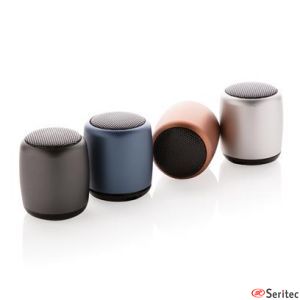 Mini Altavoces personalizados inalámbrico de aluminio