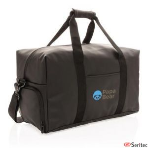 Bolsa de viaje de fin de semana de PU suave promocional