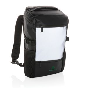 Mochila reflectante de PU para porttil de 15,6