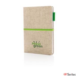 Libreta A5 yute Eco promocional