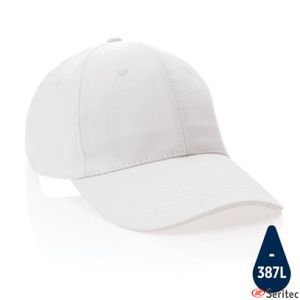 Gorra personalizada 6 paneles 280gr de algodn reciclado