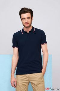 Polo manga corta personalizable hombre