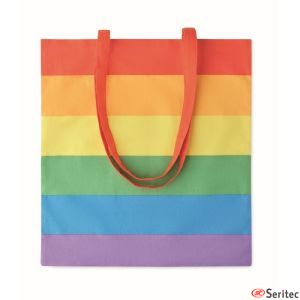 Bolsa de la compra con asas largas personalizada