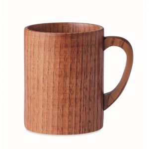 Taza madera de roble 280 ml personalizada