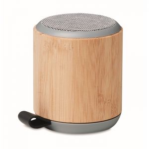 Altavoz inalmbrico con carcasa de bamb personalizado