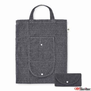 Bolsa de compra plegable de algodn personalizada