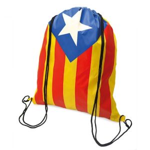 Bolsa mochila bandera Cataluña personalizada