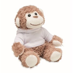 Peluche mono con sudadera personalizado