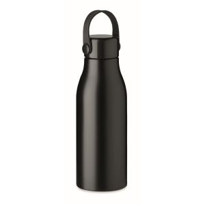 Botella de aluminio con asa de silicona personalizada