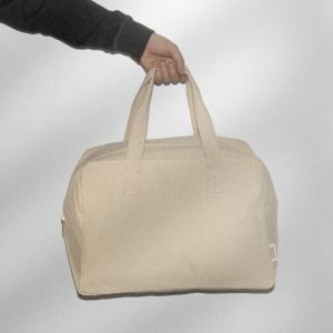 Bolsa deporte o fin de semana de algodn natural reciclado