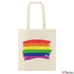 Bolsa de algodn Raimbow publicitaria