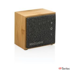 Altavoz inalmbrico de bamb 5W personalizado