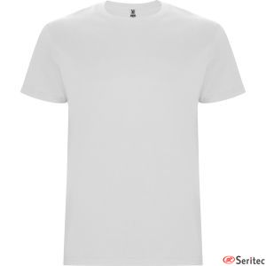 Camiseta blanca tubular algodón 190 /m2