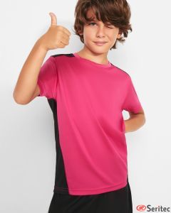 Camiseta técnica manga corta niño personalizada