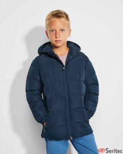 Parka deportiva acolchada para niño personalizada