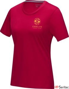 Camiseta para mujer 100% algodn personalizada