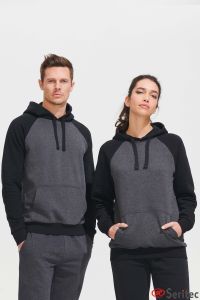 Sudadera unisex bicolor personalizada