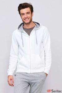 Chaqueta hombre con capucha personalizable