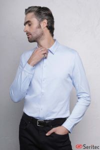 Camisa personalizable para hombre punto liso