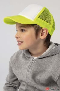 Gorra nio 5 paneles con malla personalizada