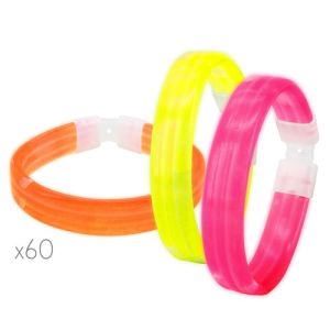 Pulseras luminosas personalizadas