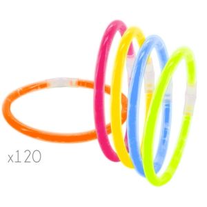 Pulseras luminosas de nen personalizadas