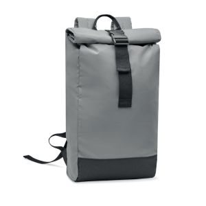 Mochila Rolltop promocional con reflectante