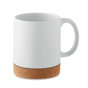 Taza cermica de corcho 280 ml personalizable