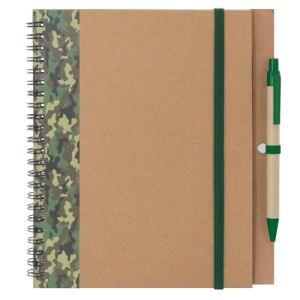 Cuaderno de cartón reciclado personalizado