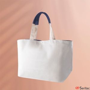 Bolsa asas largas con ribete personalizada