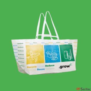 Bolsa de compra horizontal personalizada