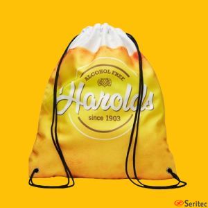 Mochila de cuerdas de poliéster personalizada