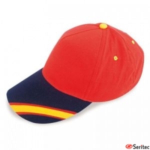 Gorras Bandera Espaa. LA ROJA. Personalizadas.