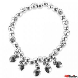 Pulsera Abalorios Corazon