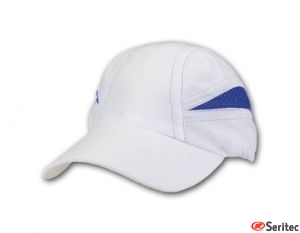 Gorra personalizable deportiva de microfibra para eventos deportivos