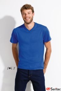 Camiseta COLOR personalizable Hombre Cuello de Pico