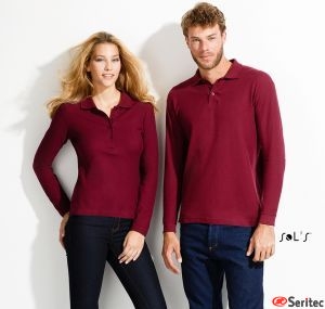 Polo Personalizable para Hombre Y Mujer Manga Larga