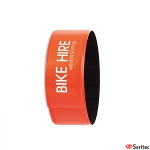 Pulsera reflectante de PVC publicitaria