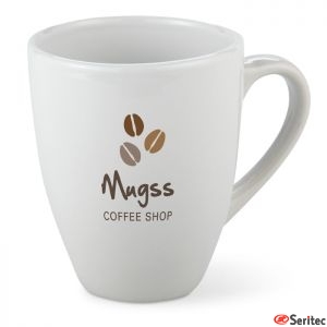 Taza de cerámica publicitaria