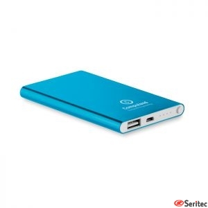 Power bank plano publicitario en aluminio 4000 mAh