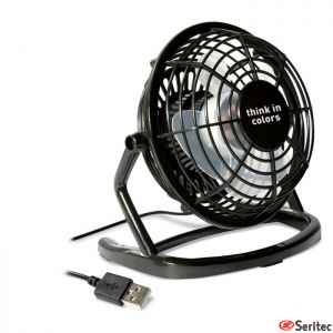 Ventilador con cable USB publicitario