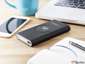 Powerbank inalmbrico publicitario 8000 mAh en ABS Tipo C