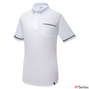 Polos de poliester blanco personalizados