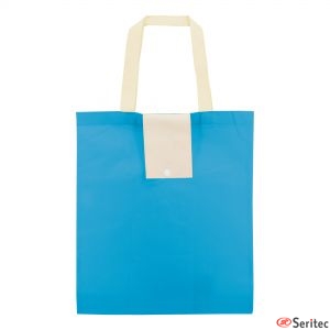 Bolsas non woven plegables con cierre personalizadas