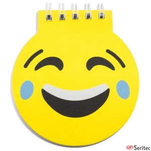 Libretas con forma de emoticono personalizadas