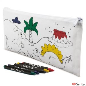 Estuche infantil publicitario para colorear